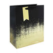 Picture of BLACK GOLD DISTRESSED GIFT BAG